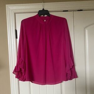 Vince Camuto Plus Hot Pink Blouse 2x